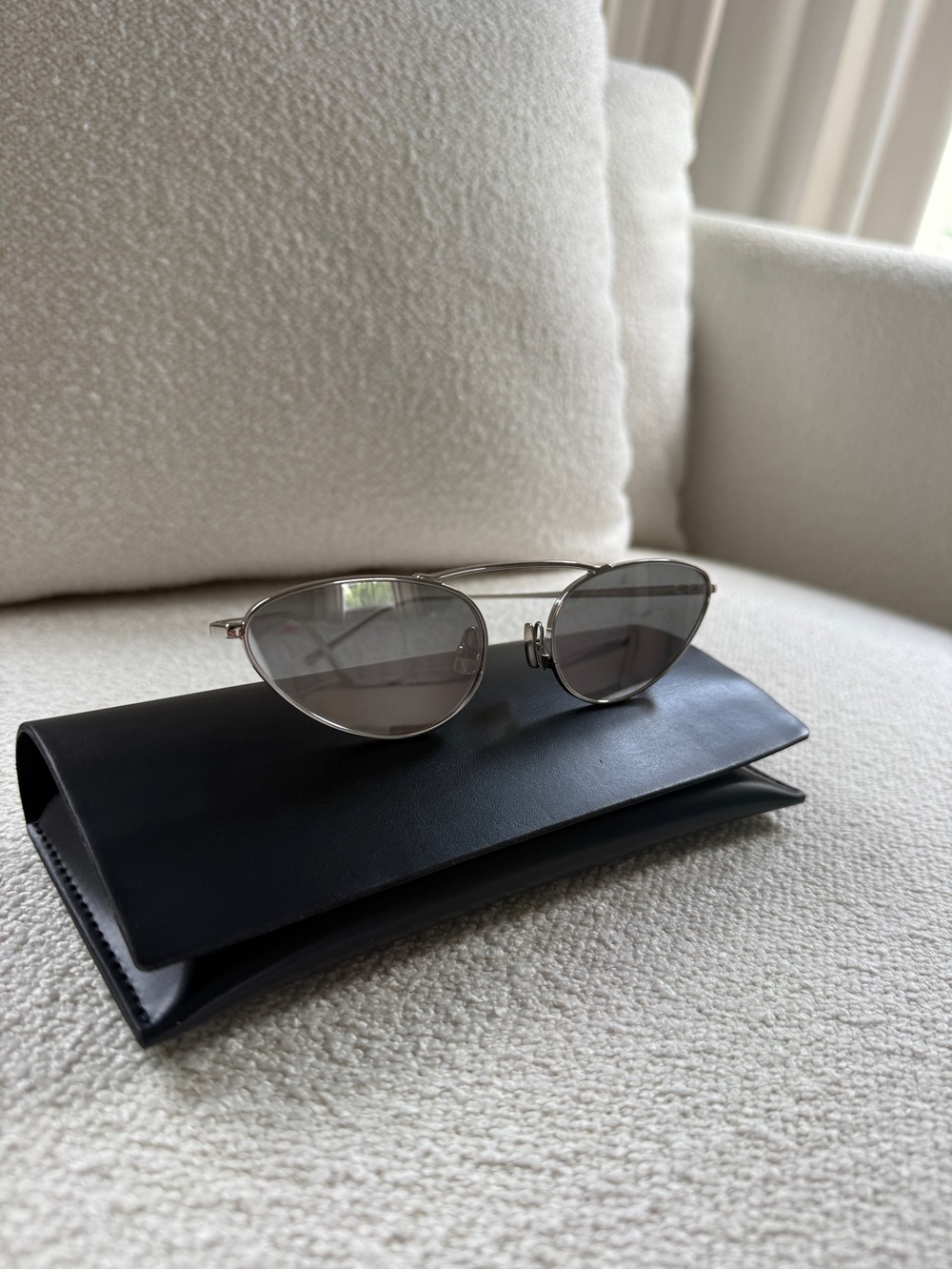 Yves Saint Lauren Cat eye Gray Lens Sunglasses